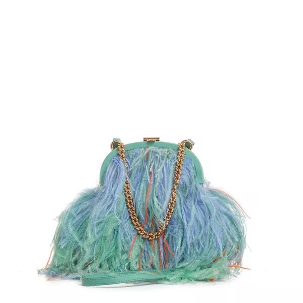 Mark Cross Frame crossbody Celadon feather